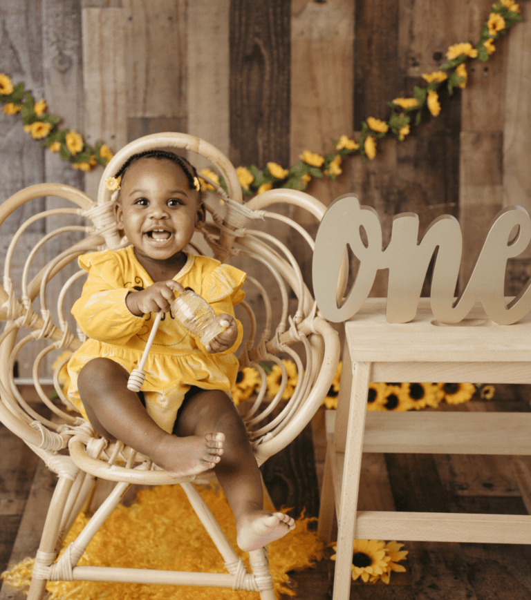 Capturing Milestones: A Heartwarming Journey from Newborn to First Year Family Photoshoot